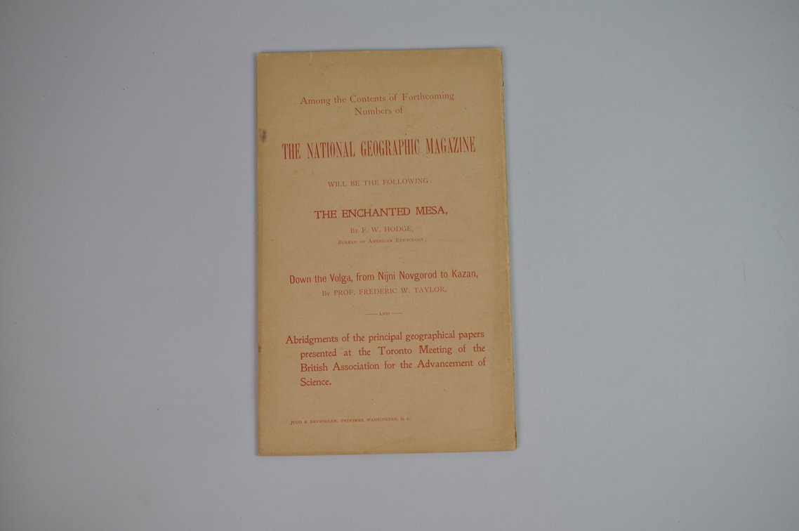 Vol. VIII No. 9 – September 1897 National Geographic, photo 2 of 3