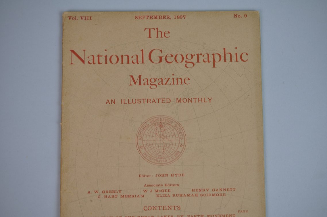 Vol. VIII No. 9 – September 1897 National Geographic, photo 3 of 3