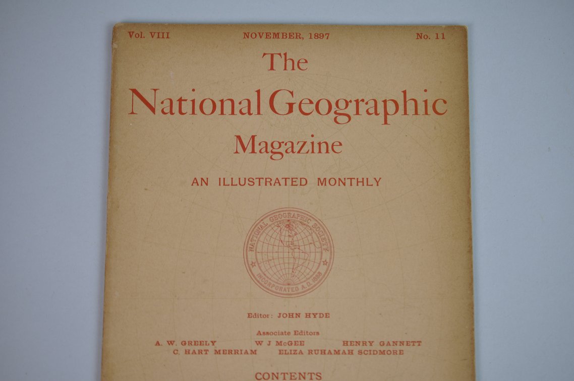 Vol. VIII No. 11 – November 1897 National Geographic, photo 3 of 3