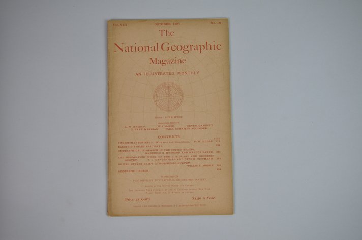 Vol. VIII No. 10 – October 1897 National Geographic