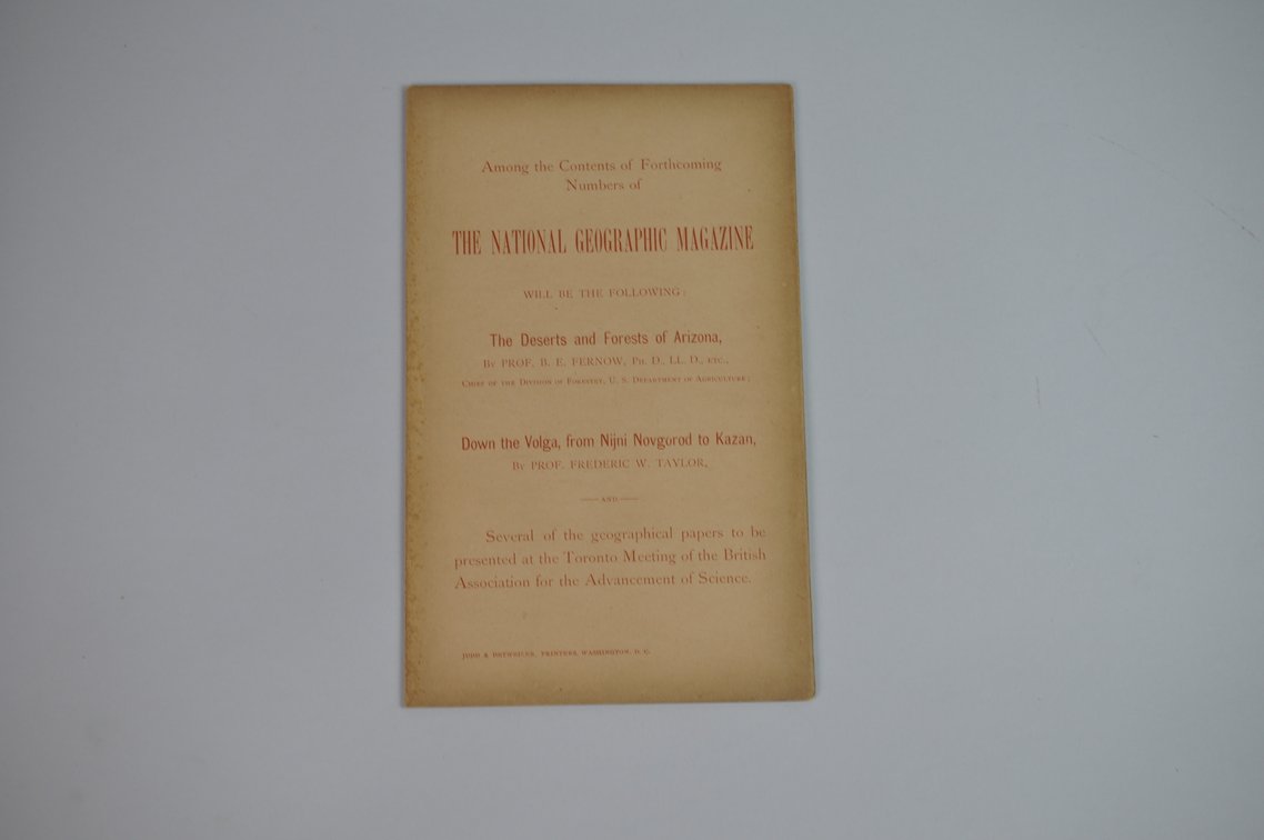 Vol. VIII No. 6 – June 1897 National Geographic, photo 2 of 3