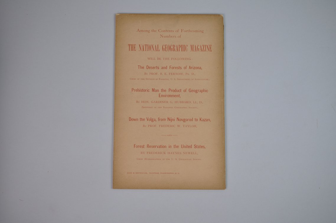 Vol. VIII No. 5 – May 1897 National Geographic, photo 2 of 3