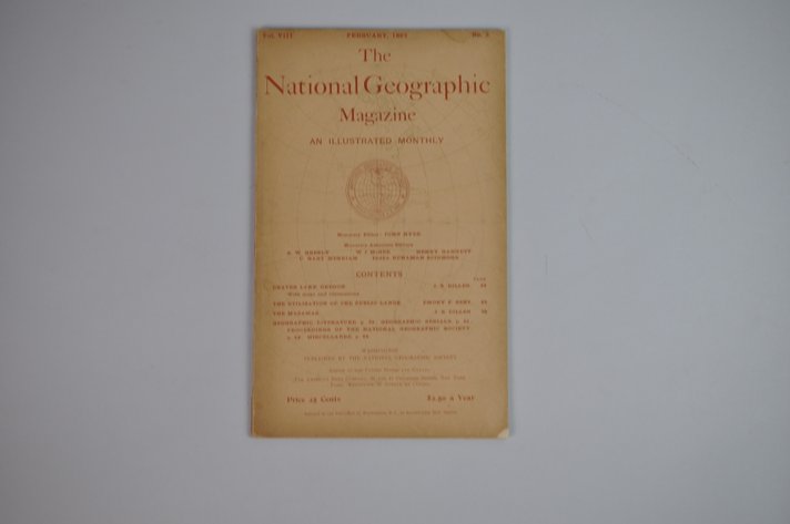 Vol. VIII No. 2 – February 1897 National Geographic