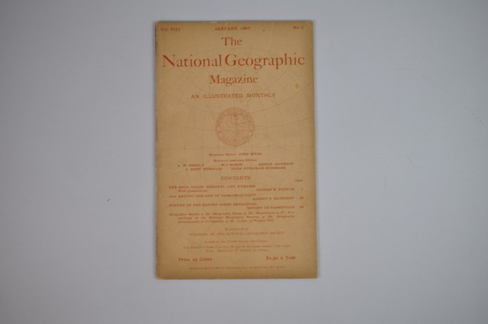 Vol. VIII No. 1 – January 1897 National Geographic