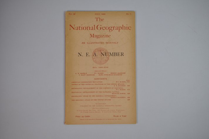 Vol. IX No. 7 – July 1898 National Geographic