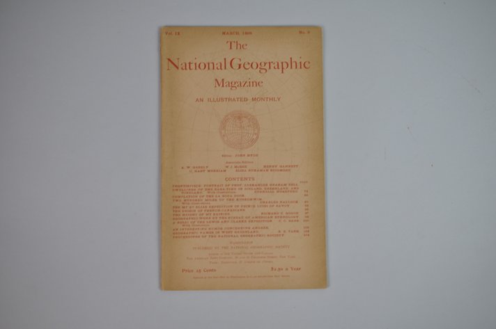 Vol. IX No. 3 – March 1898 National Geographic