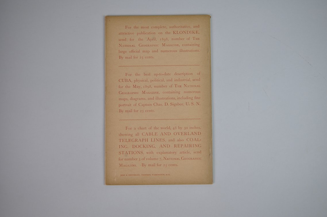 Vol. IX No. 6 – June 1898 National Geographic, photo 2 of 3