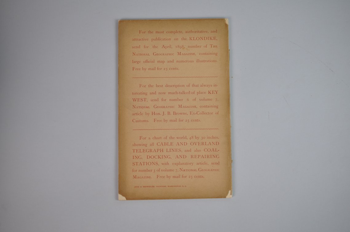 Vol. IX No. 5 – May 1898 National Geographic, photo 2 of 3