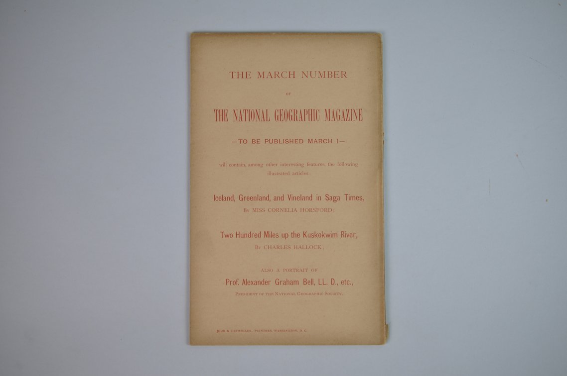 Vol. IX No. 2 – February 1898 National Geographic, photo 2 of 3