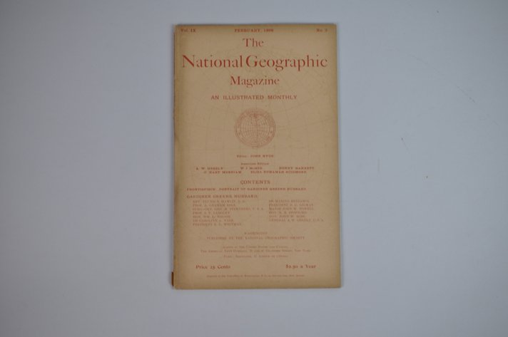 Vol. IX No. 2 – February 1898 National Geographic
