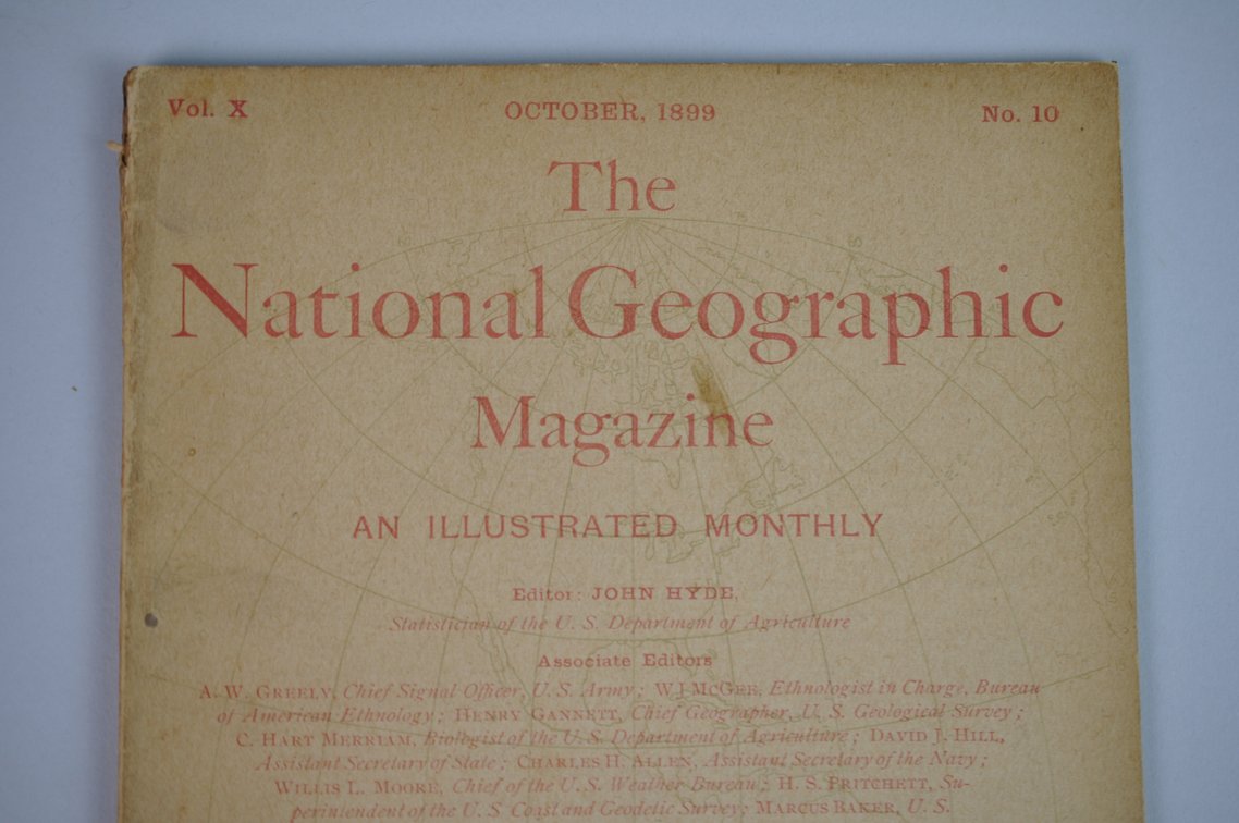 Vol. X No. 10 – October 1899 National Geographic, photo 3 of 3