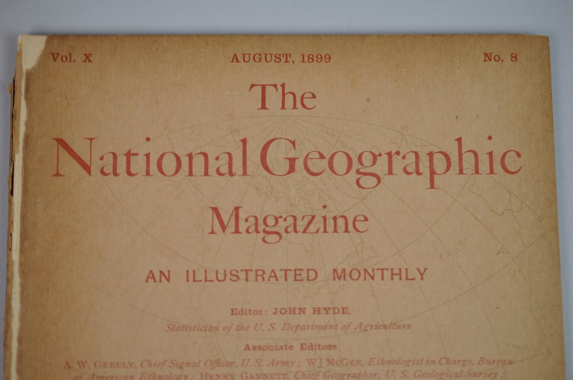 Vol. X No. 8 – August 1899 National Geographic, photo 3 of 3