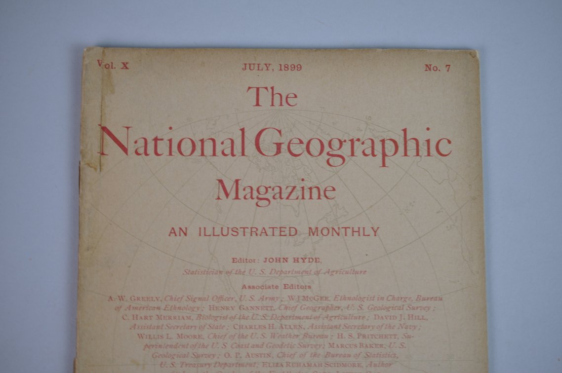 Vol. X No. 7 – July 1899 National Geographic, photo 3 of 3