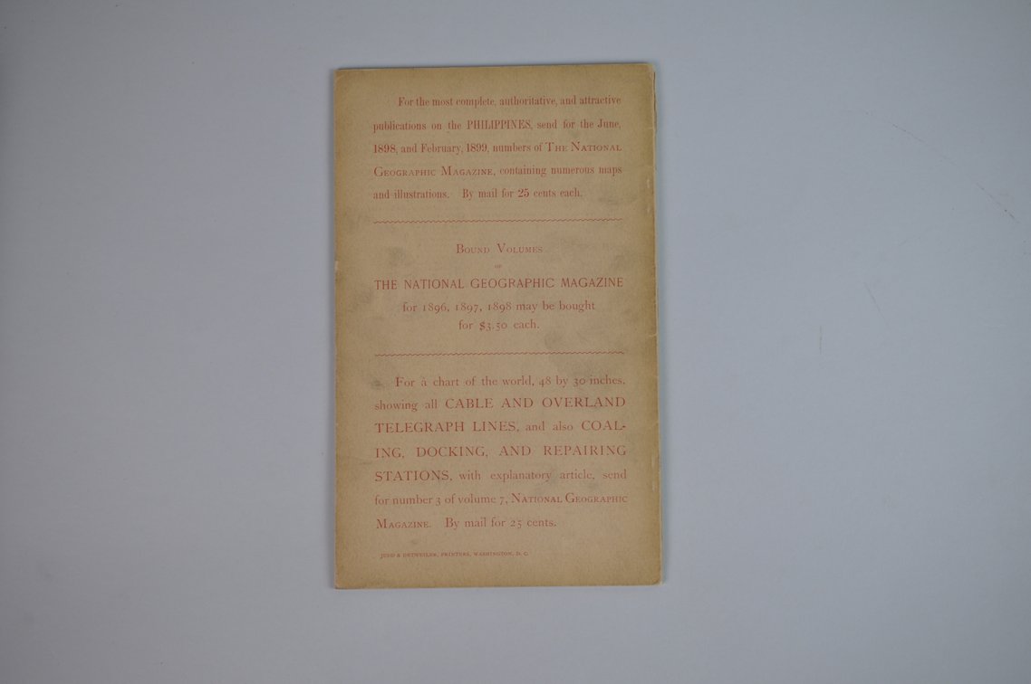 Vol. X No. 9 – September 1899 National Geographic, photo 2 of 3