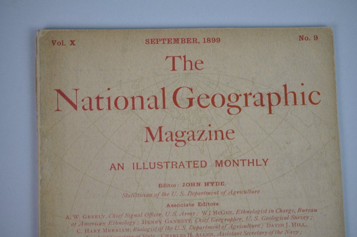 Vol. X No. 9 – September 1899 National Geographic, photo 3 of 3