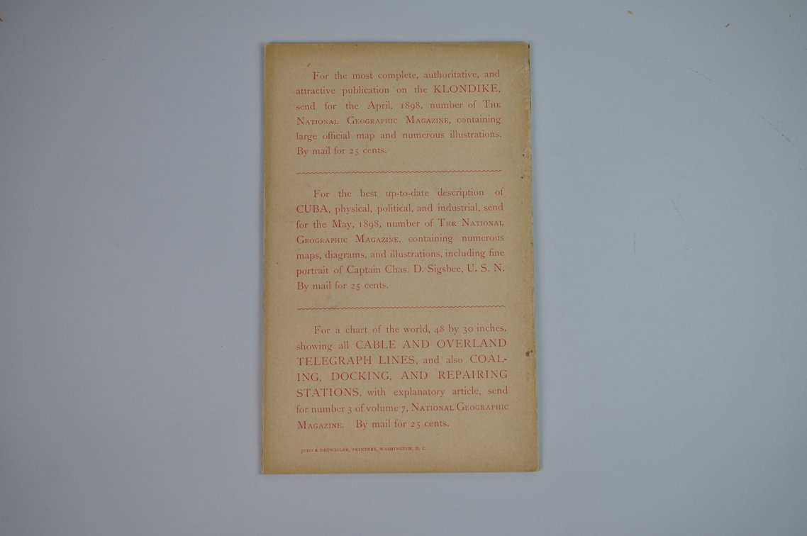 Vol. X No. 4 – April 1899 National Geographic, photo 2 of 3