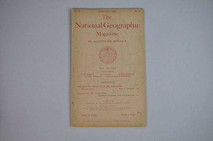 Vol. X No. 2 – February 1899 National Geographic