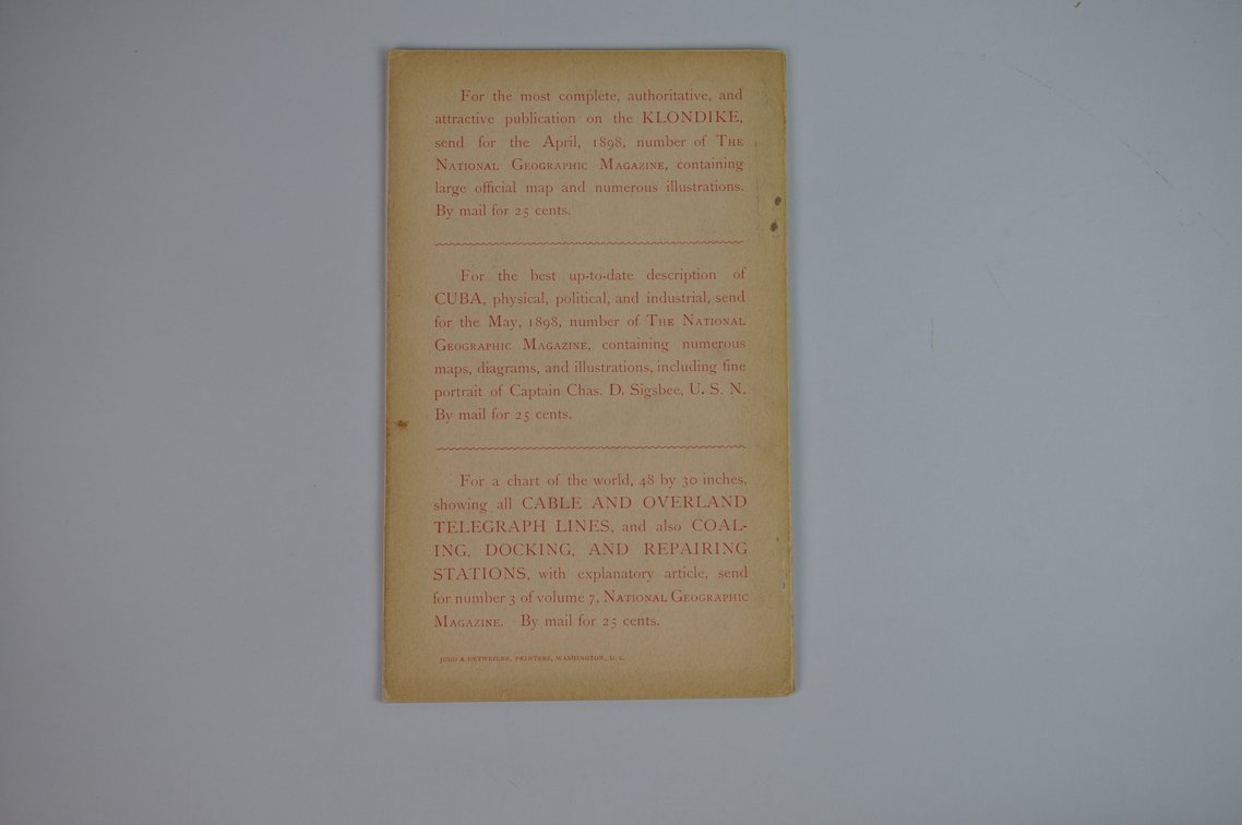 Vol. X No. 2 – February 1899 National Geographic, photo 2 of 3