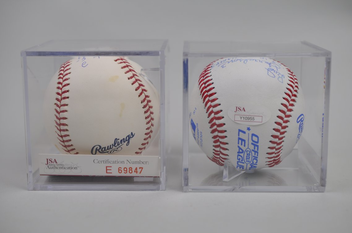 Baseballs Signed by Stars of Second Dead ball Era, photo 5 of 12