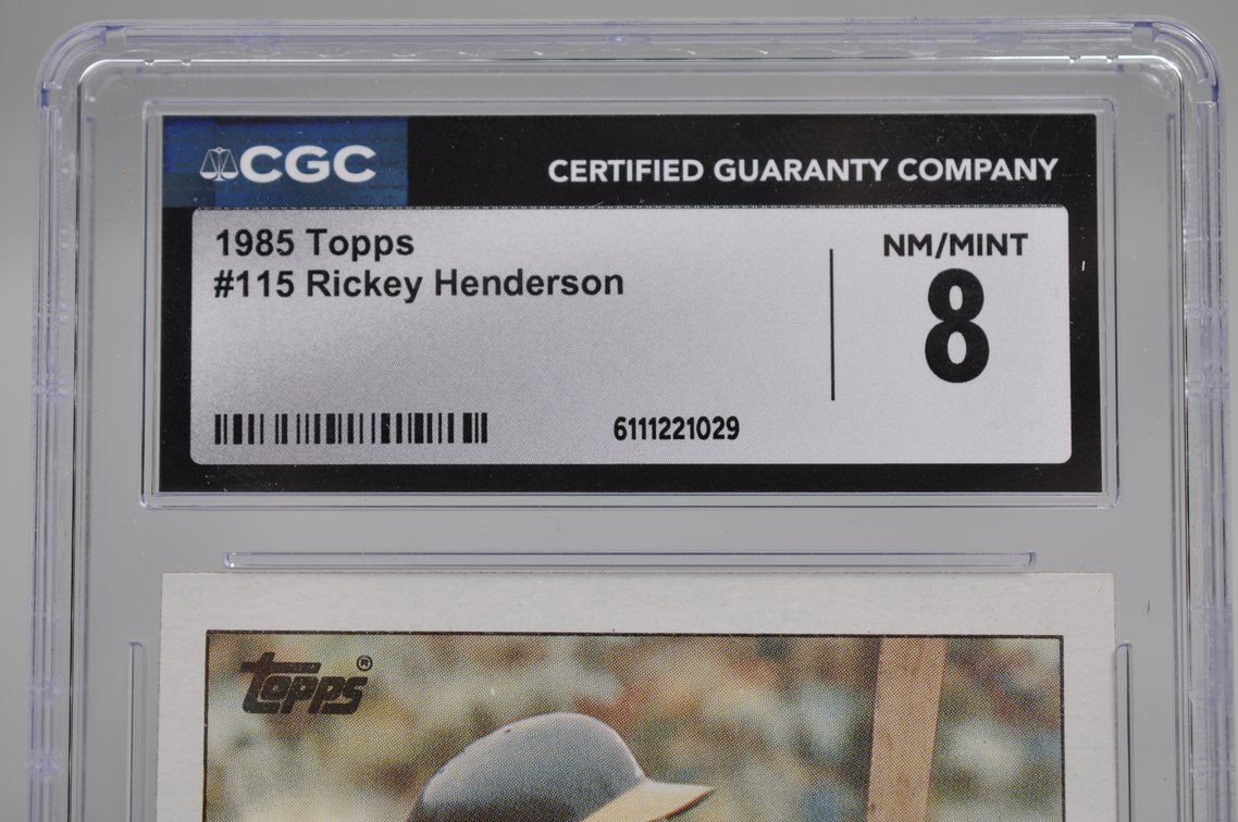 Graded Rickey Henderson & Steve Carlton Cards, photo 2 of 8