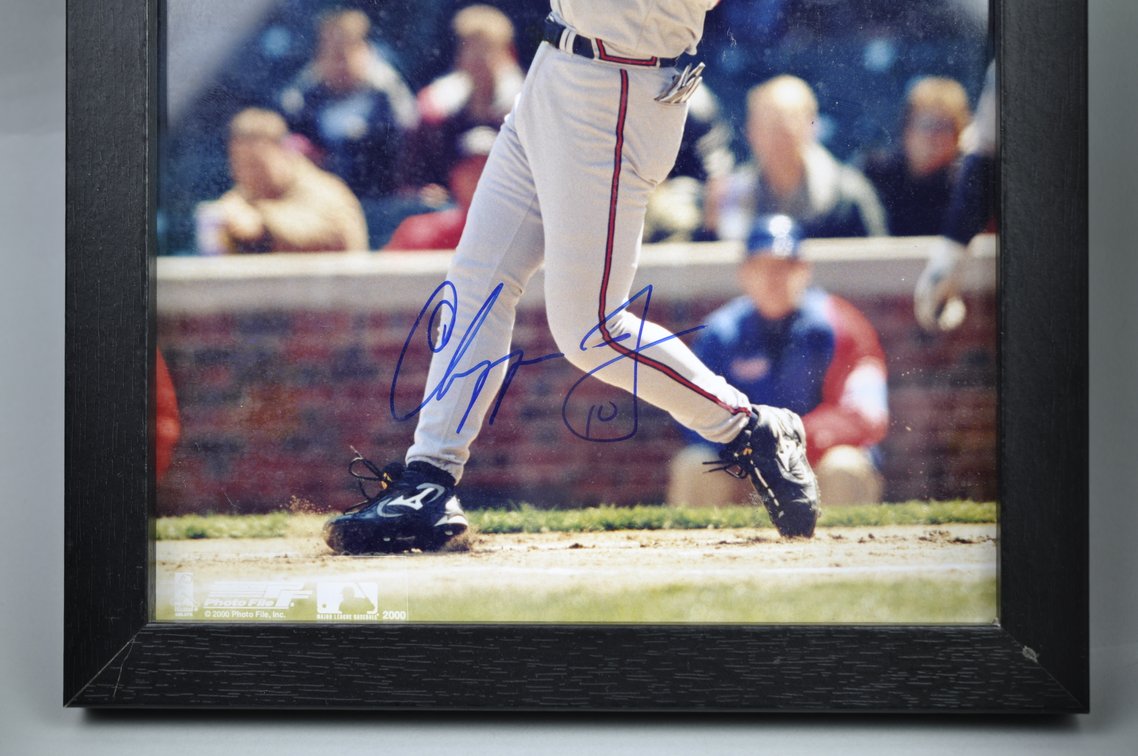 Chipper Jones Auto Photo & Ltd Bobblehead, photo 3 of 11