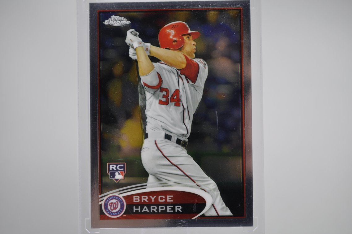 Trout and Harper Baseball Cards, photo 2 of 7