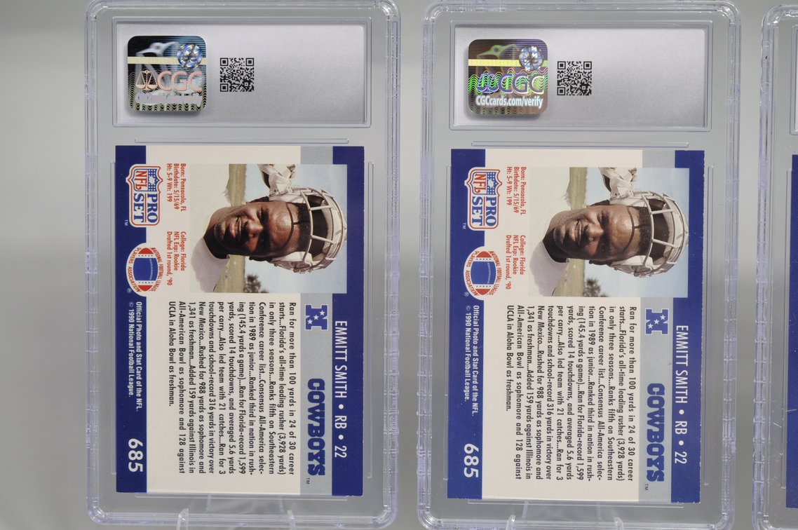 Emmit Smith Graded Cards Collection, photo 5 of 6