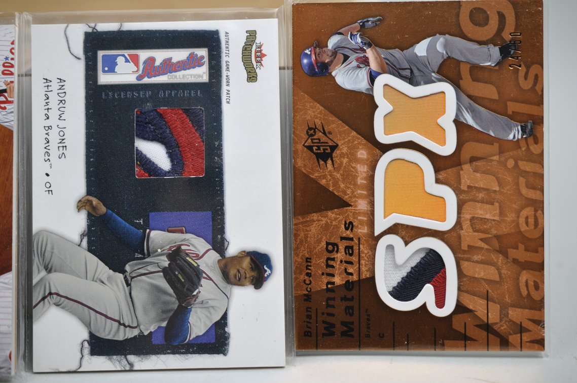 Box of Baseball Jersey, Bat, and Swatch Cards, photo 4 of 5