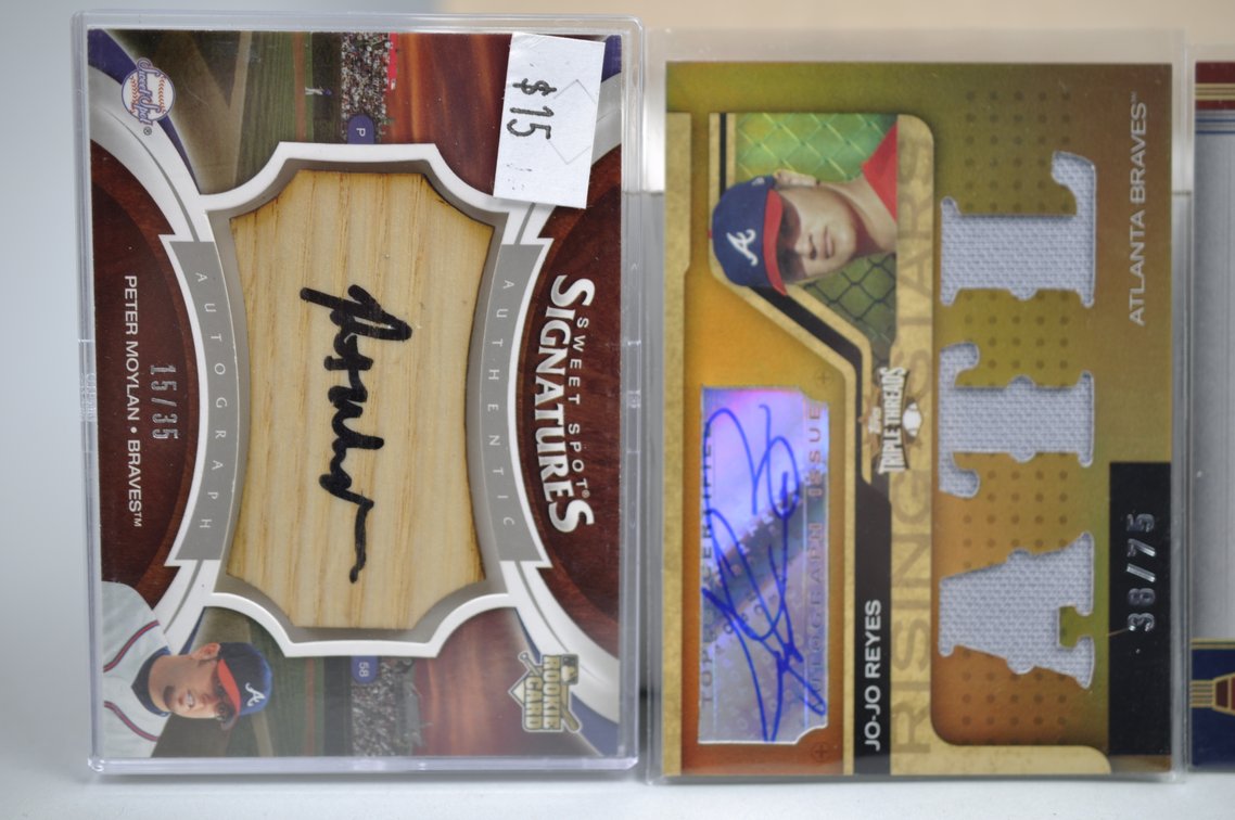 Atlanta Braves Player Autographed Cards, photo 2 of 5