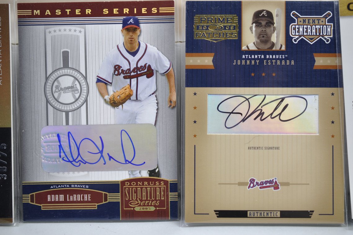 Atlanta Braves Player Autographed Cards, photo 3 of 5