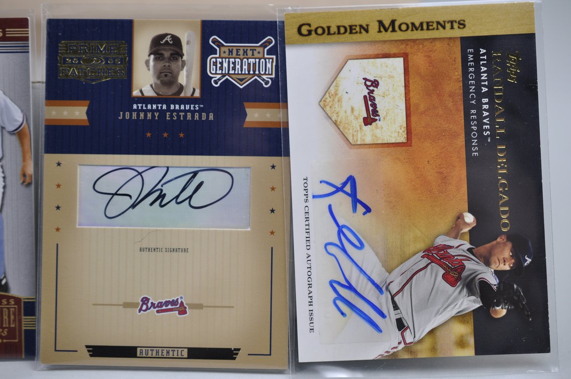 Atlanta Braves Player Autographed Cards, photo 4 of 5