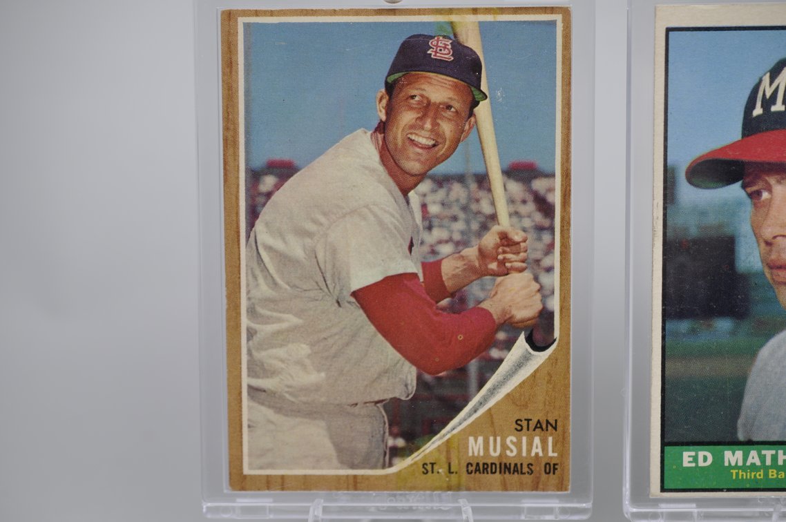1960's Mathews and Musial Cards, photo 2 of 6