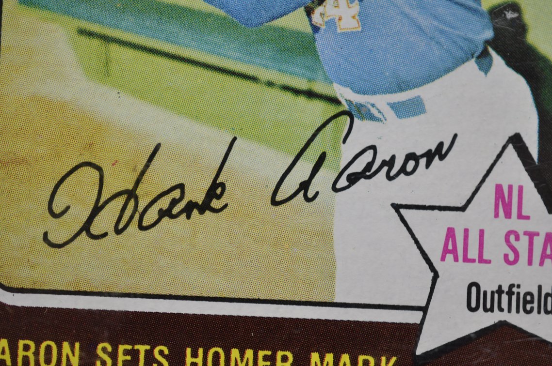 Hank Aaron and Pete Rose Cards, photo 5 of 9