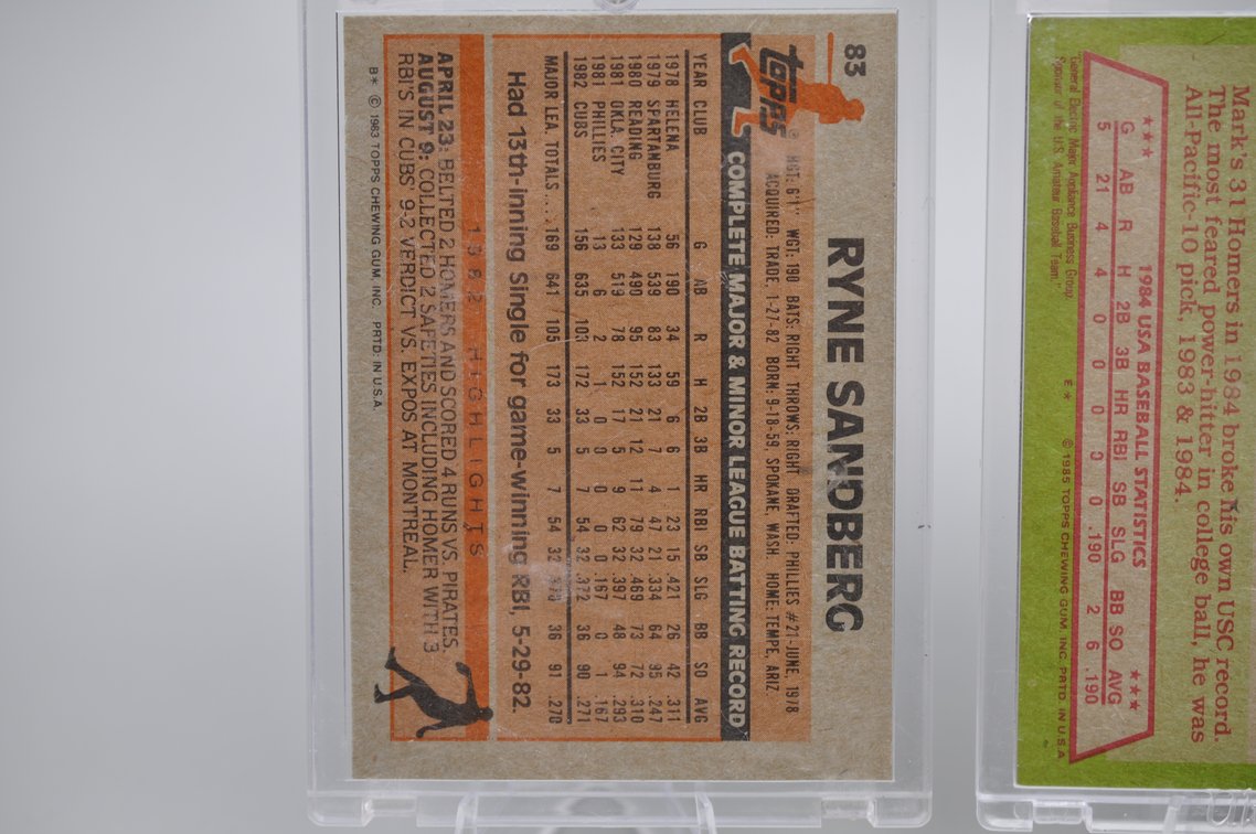 1980's Baseball Card Assortment, photo 6 of 8