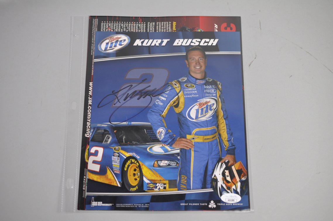 NASCAR Collection with Signed Driver Photos & Hats, photo 14 of 41