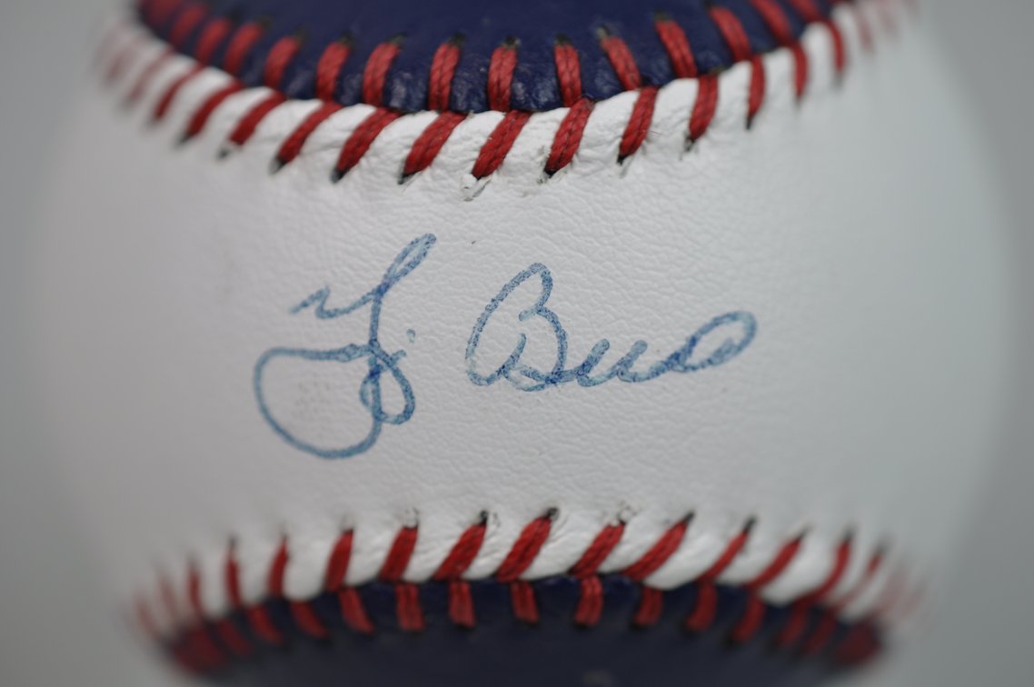 Yogi Berra Signed Yankees Ball, photo 2 of 8