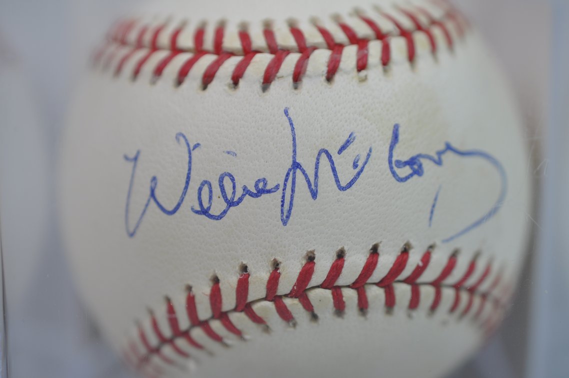 Baseball Autographed by Willie McCovey, photo 2 of 8
