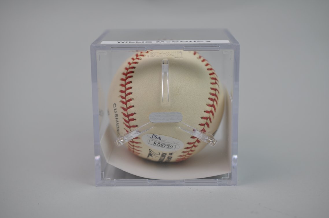 Baseball Autographed by Willie McCovey, photo 7 of 8