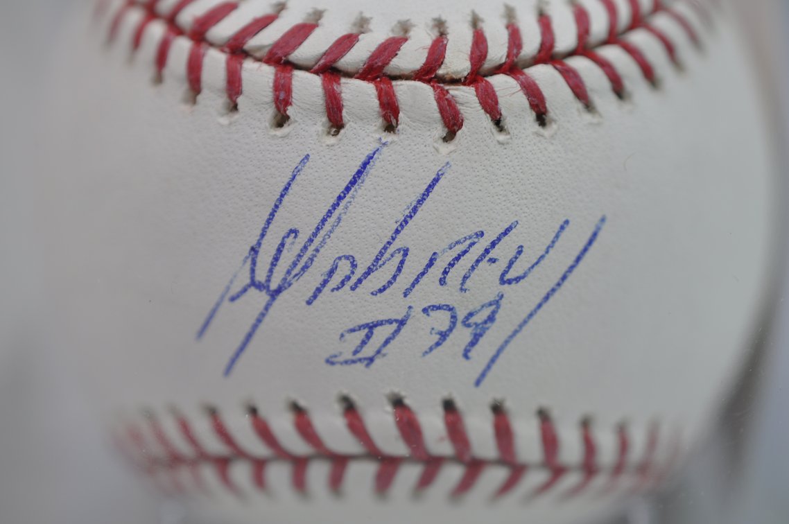 José Abreu Inscribed Baseball, photo 2 of 8