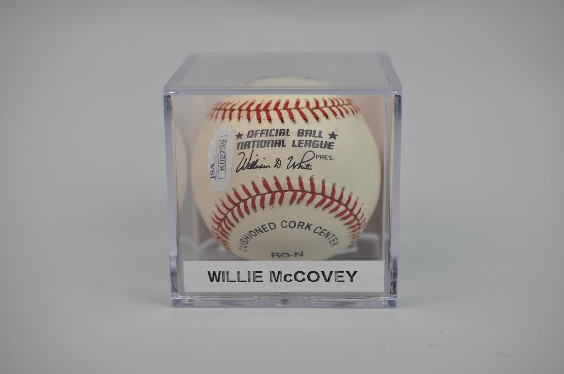 Baseball Autographed by Willie McCovey, photo 4 of 8