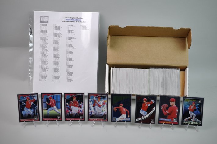 2018 Donruss Optics Card Collection 