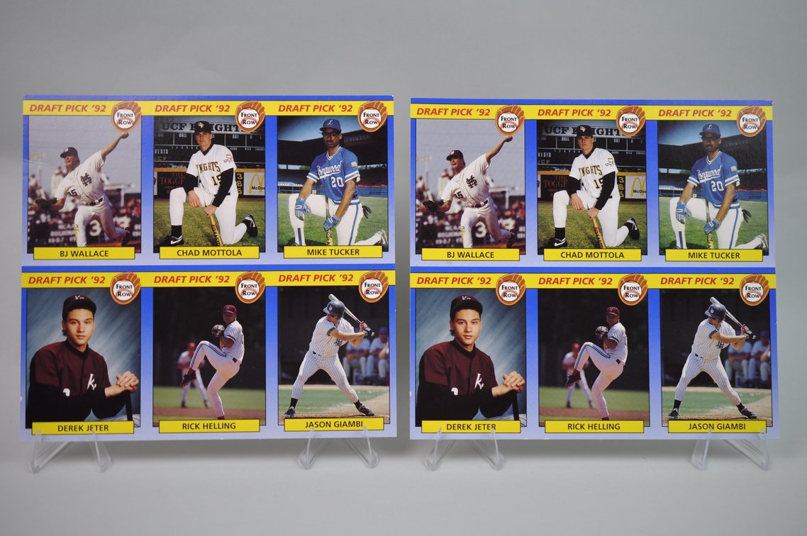Jeter & Giambi RC Sheets, Cards & Auto Helmet, photo 10 of 17