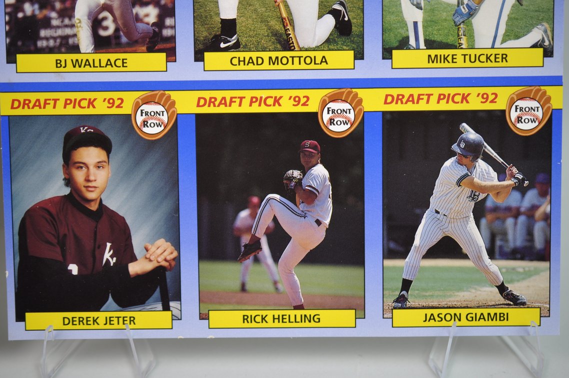 Jeter & Giambi RC Sheets, Cards & Auto Helmet, photo 14 of 17