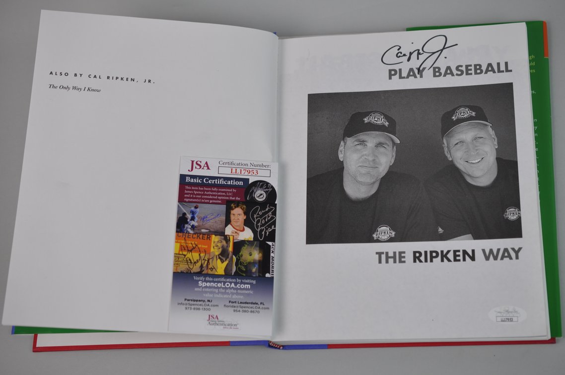 Autographed HOF Jerseys & Signed Ripken Book, photo 10 of 12