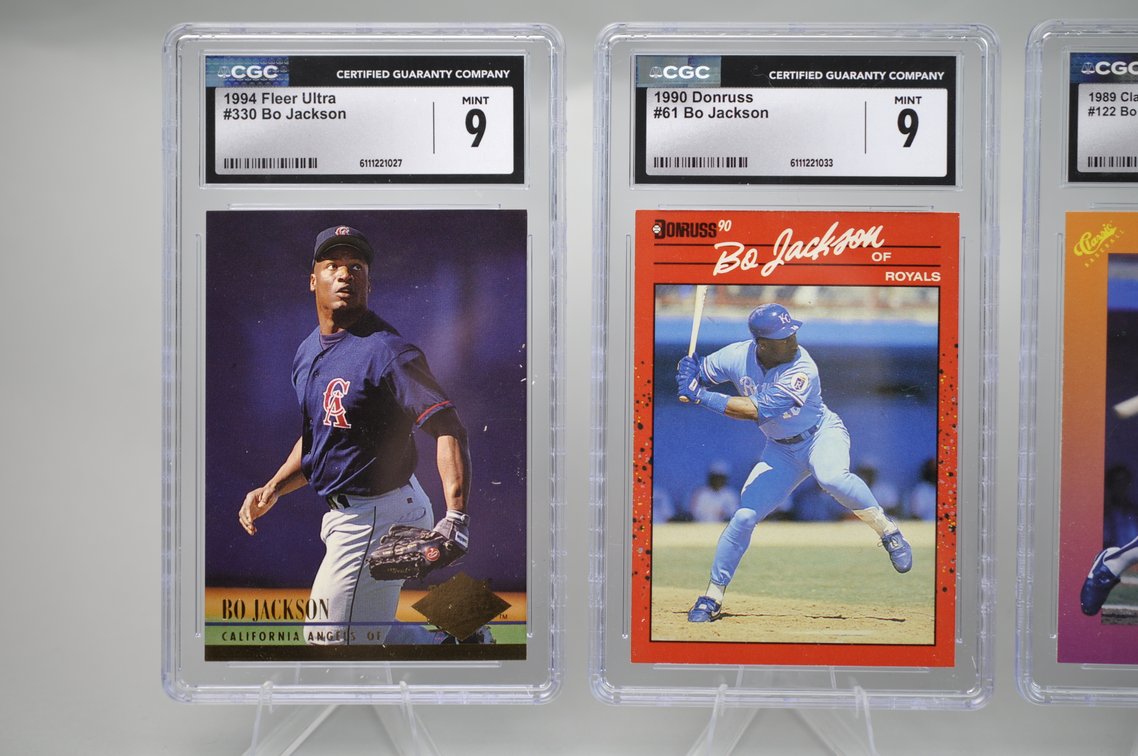 1988-94 Bo Jackson Graded Cards Collection, photo 2 of 8