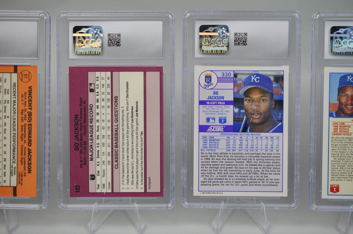 1988-94 Bo Jackson Graded Cards Collection, photo 7 of 8
