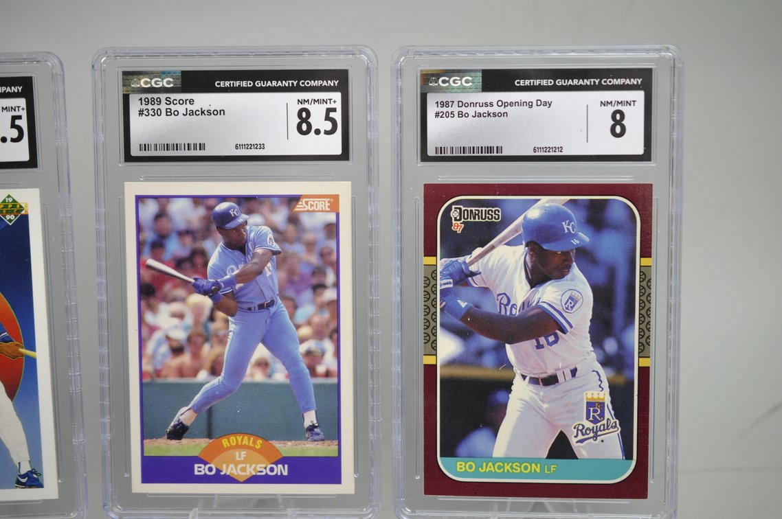Bo Jackson Graded Cards Collection, photo 6 of 12