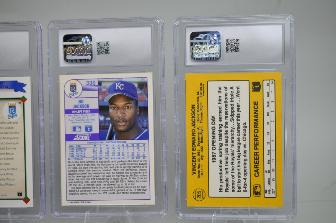 Bo Jackson Graded Cards Collection, photo 12 of 12