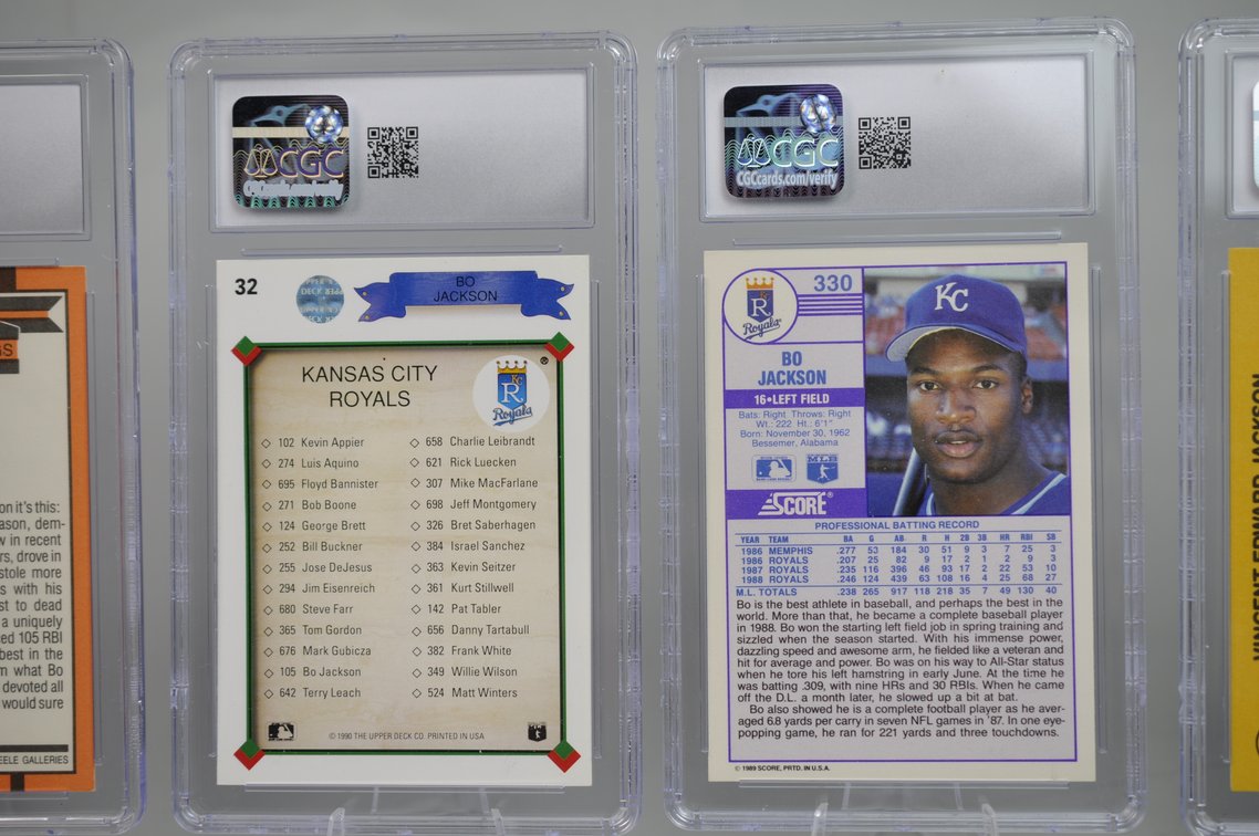 Bo Jackson Graded Cards Collection, photo 11 of 12