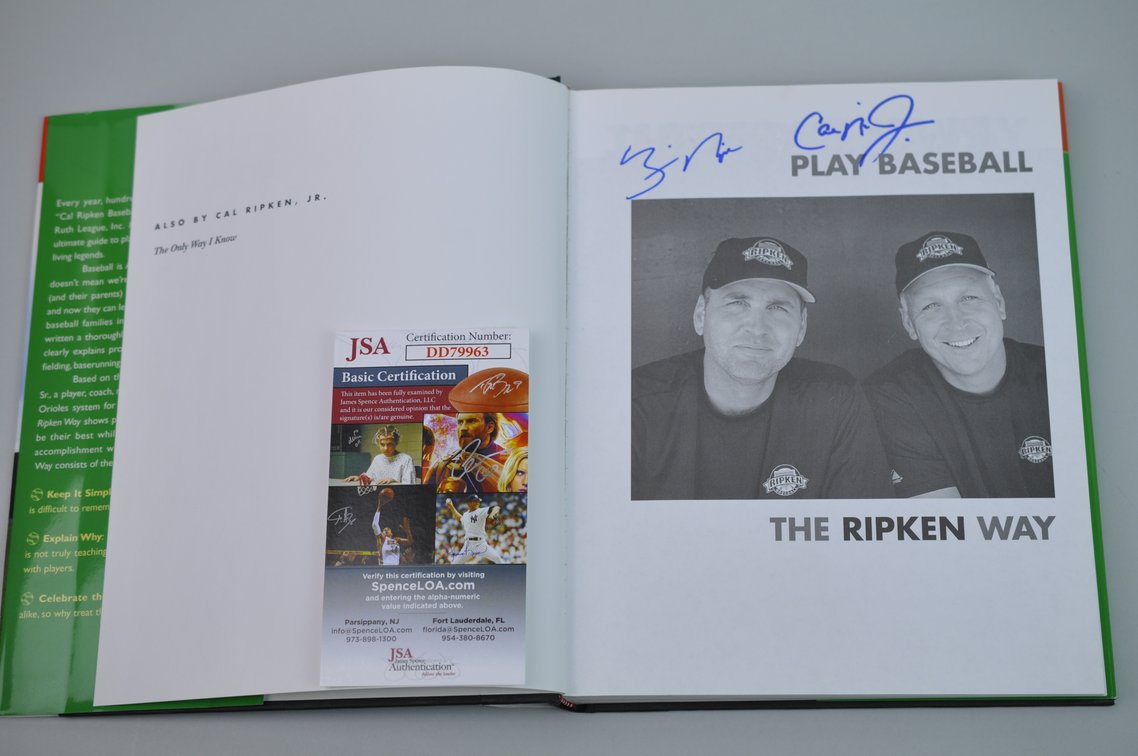 HOF Cal Ripken Jr. Signed #8 Ball & Book, photo 10 of 13